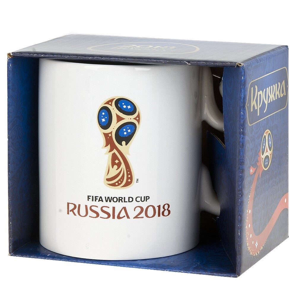 Купить кружку керамическую "Эмблема" 330 мл в ПУ FIFA World Cup Russia 2018